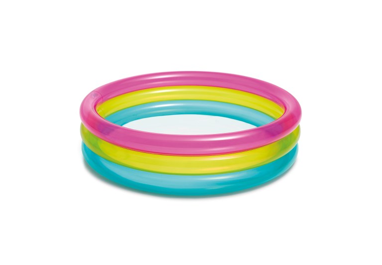 v1032 ixsunsetglowbaby 57104 202509090915 00.jpg Colourful inflatable kiddie pool on white background