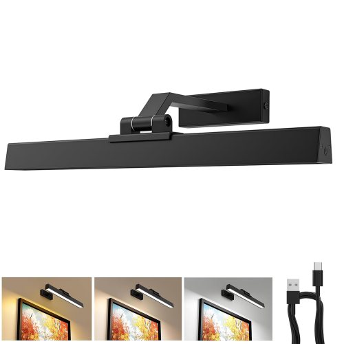 version 1.0.0 Black adjustable LED picture wall light