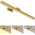 Modern gold wall-mounted LED picture light