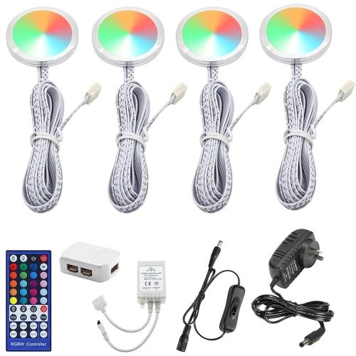 v1171 cc bdnbia004 au 00.jpeg Four RGB LED puck lights with remote