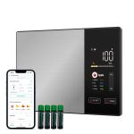 smart digital food kitchen scale with nutritional calculator, on screen nutrient info, free app for calorie & macro tracking, ai scan, personal goals, for weight loss and keto, 11lb/5kg Smart digital kitchen scale with nutrition display and app