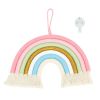 v1294 ym0521 3115230034212 00.jpg Pastel macramé rainbow wall hanging with tassels