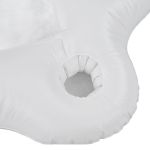 inflatable rainbow cloud drink holder floating beverage salad fruit serving bar pool float tool White inflatable donut cushion with centre hole