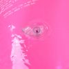 Close-up of pink inflatable with air valve