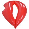 red lips float bed thickened increase pvc inflatable red lips swimming pool for adult beaches parties Red inflatable lips pool float on white background