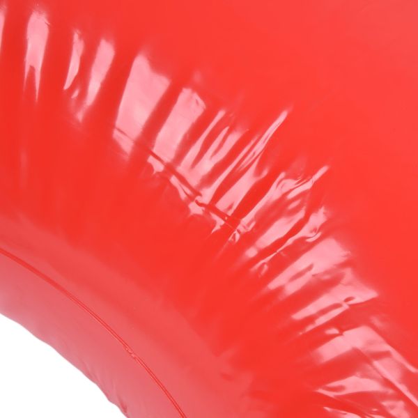 red lips float bed thickened increase pvc inflatable red lips swimming pool for adult beaches parties Close-up of glossy red inflatable surface