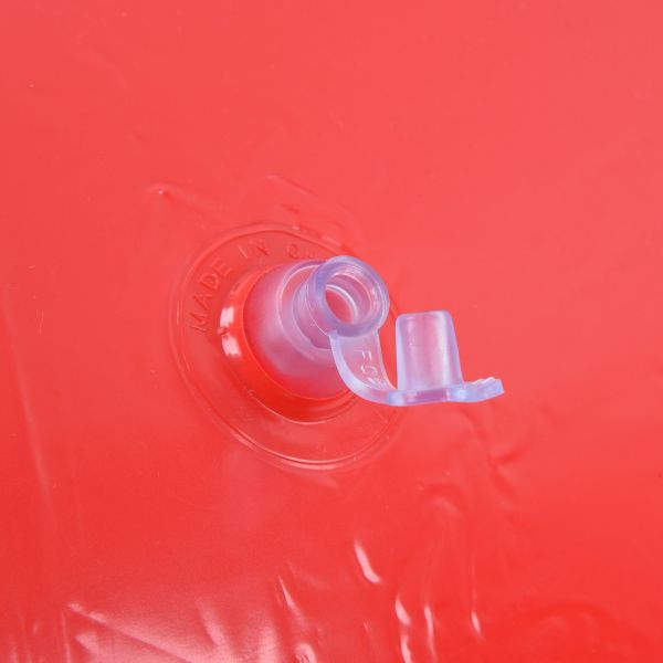 red lips float bed thickened increase pvc inflatable red lips swimming pool for adult beaches parties Close-up of inflatable valve on red surface