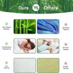 Bamboo bedding versus synthetic fabric comparison chart
