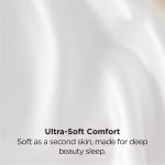 silk pillowcase for hair and skin mulberry silk pillowcase soft breathable smooth both sided natural silk pillowcase with envelope pocket beauty sleep silk pillow case for gift (2 pack, standard, white) Close-up of ultra-soft white bedding fabric