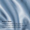 Close-up of silky blue satin fabric texture