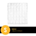v160 10001733 v160 10001733 03 1.jpg White single quilt 140cm x 210cm