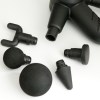 fitsmart pro vibration therapy massage device black and white Black massage gun with interchangeable attachment heads