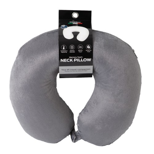 v160 10004245 10004245 1c 00.jpg Grey memory foam travel neck pillow