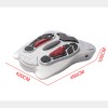electromagnetic foot massager wave pulse massage machine Large electronic foot massage machine with red light therapy