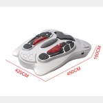 electromagnetic foot massager wave pulse massage machine Large electronic foot massage machine with red light therapy