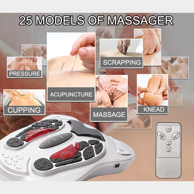 electromagnetic foot massager wave pulse massage machine Electric foot massager with multiple therapy modes