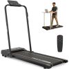 ProFlex walking treadmill with remote and desk setup