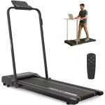 ProFlex walking treadmill with remote and desk setup