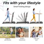 Smart folding treadmill fits active lifestyle