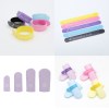28pc x dog shoes waterproof disposable boots anti slip pet socks l yellow Colourful Velcro straps and patterned pet booties