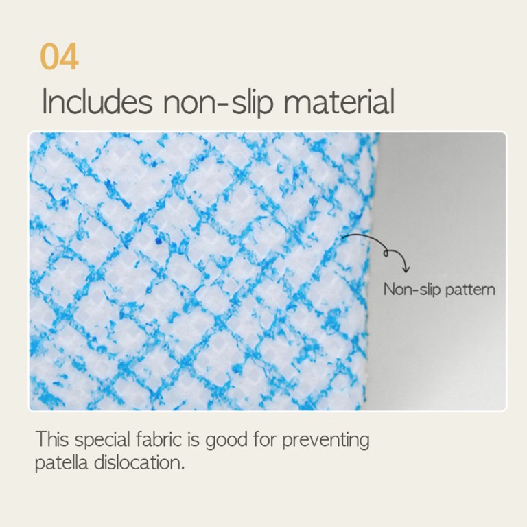 Close-up of blue non-slip fabric pattern