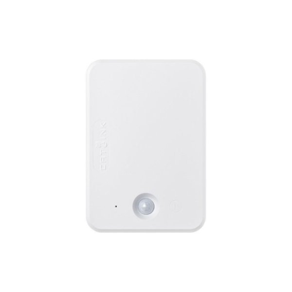 v390 cl d 01 67602 00.jpg White wall-mounted motion sensor with dome lens