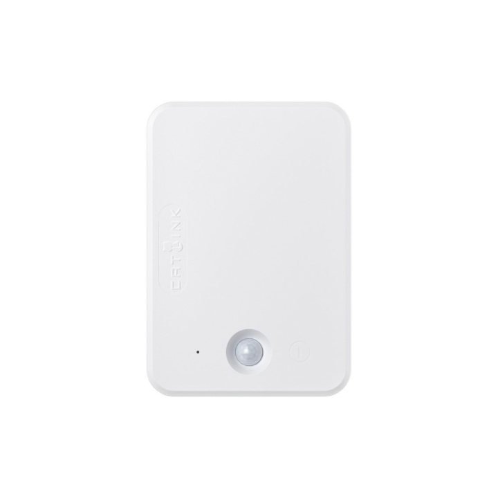 White wall-mounted motion sensor with dome lens