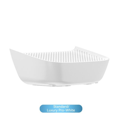 v390 cl lbps 01 67603 00.jpg Sleek white modern covered cat litter tray