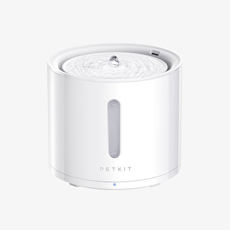 White PETKIT automatic pet water fountain dispenser