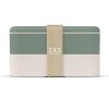 monbento mb original bento box green natural Sage green and beige bento lunch box