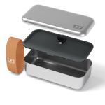 monbento mb sense bento box canyon Stainless steel lunch box with lid and band