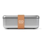 monbento mb sense bento box canyon Stainless steel Monbento lunch box with orange band