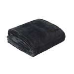 v442 atx blanket plushvelvet charcoal ds 202603021135 00.jpg Folded dark grey plush blanket on white background