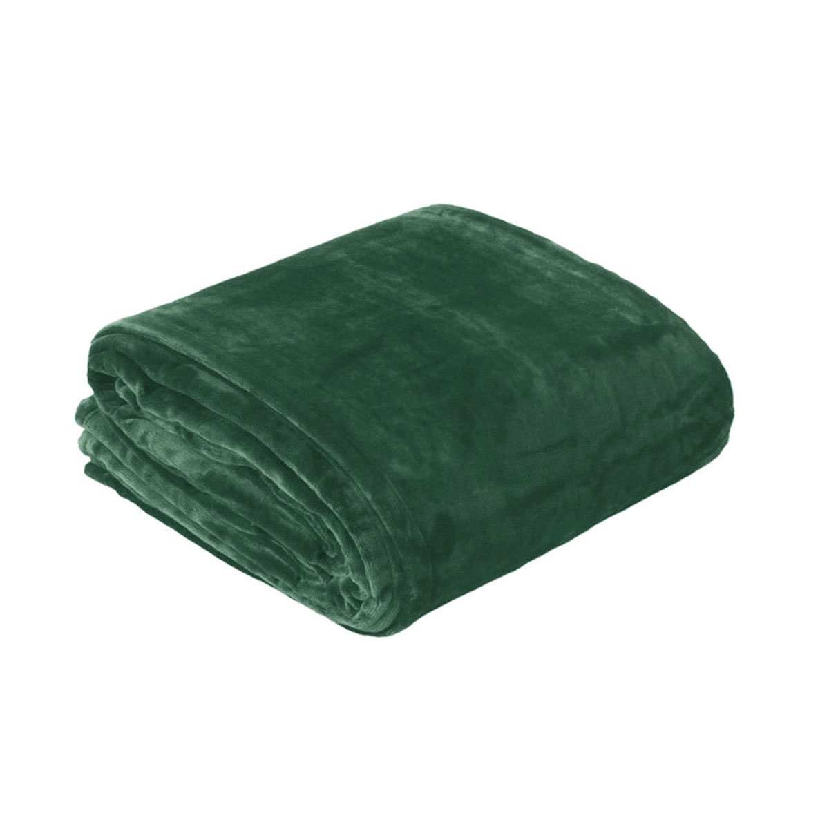 v442 atx blanket plushvelvet forest ds 202603021135 00.jpg Folded dark green plush blanket on white background