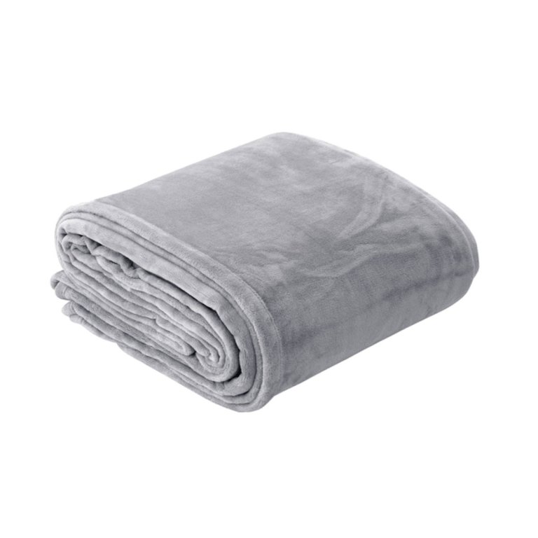 v442 atx blanket plushvelvet silver ds 202603021135 00.jpg Folded grey fleece blanket on white background
