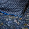 pip studio tutti i fiori dark blue cotton quilt cover set queen Folded patterned fabric on blue floral textile