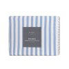 Blue and white striped quilt cover set package