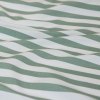ardor frankie sage stripe yarn dyed reversible quilt cover set queen Green and white wavy striped fabric
