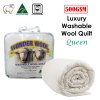 500gsm washable wool quilt queen Wonder Wool washable wool quilt queen size