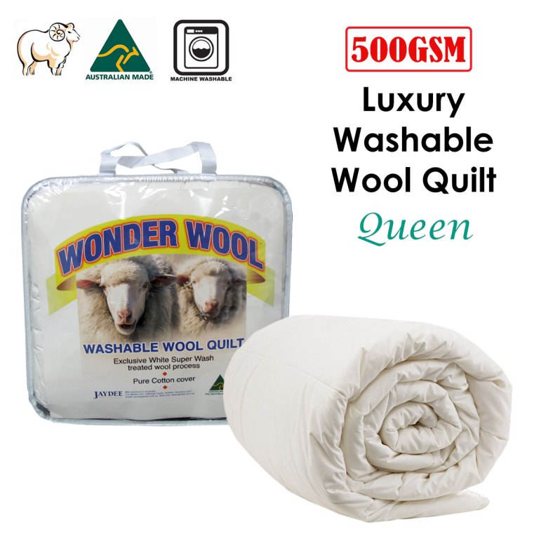 Wonder Wool washable wool quilt queen size