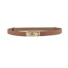 v462 fb 82 03 96524 00.jpg Slim brown leather belt with gold buckle