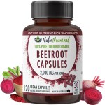 NutraNourished organic beetroot capsules supplement bottle