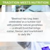 organic beetroot capsules Tradition meets nutrition beetroot promotional banner