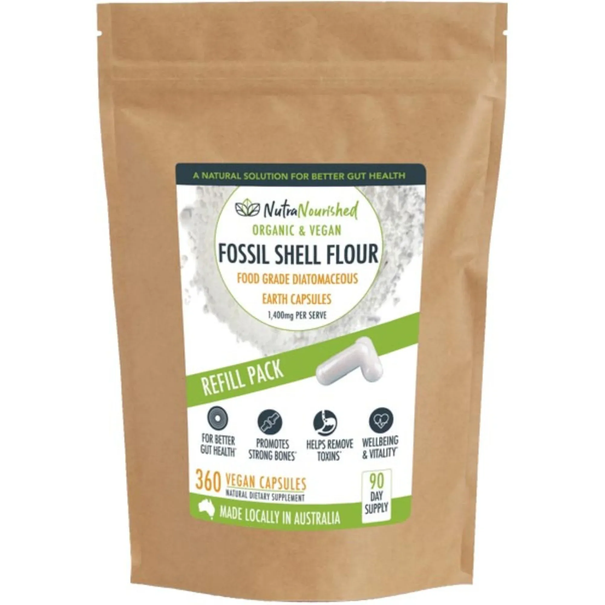 v497 fsf caps 360 00.webp NutraNourished fossil shell flour capsules refill pack