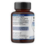 NutraNourished MSM supplement bottle with facts label