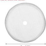 Round mesh filter screen 7cm diameter