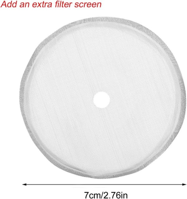 Round mesh filter screen 7cm diameter