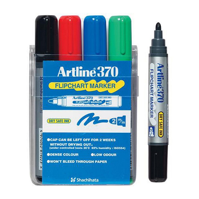 v555 ar137044 202504030825 00.jpg Artline 370 flipchart markers pack and single marker