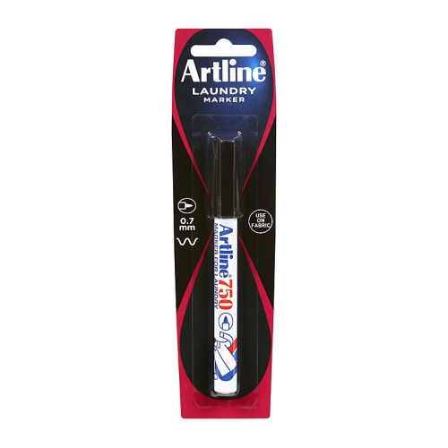 Artline laundry marker pen in retail packaging