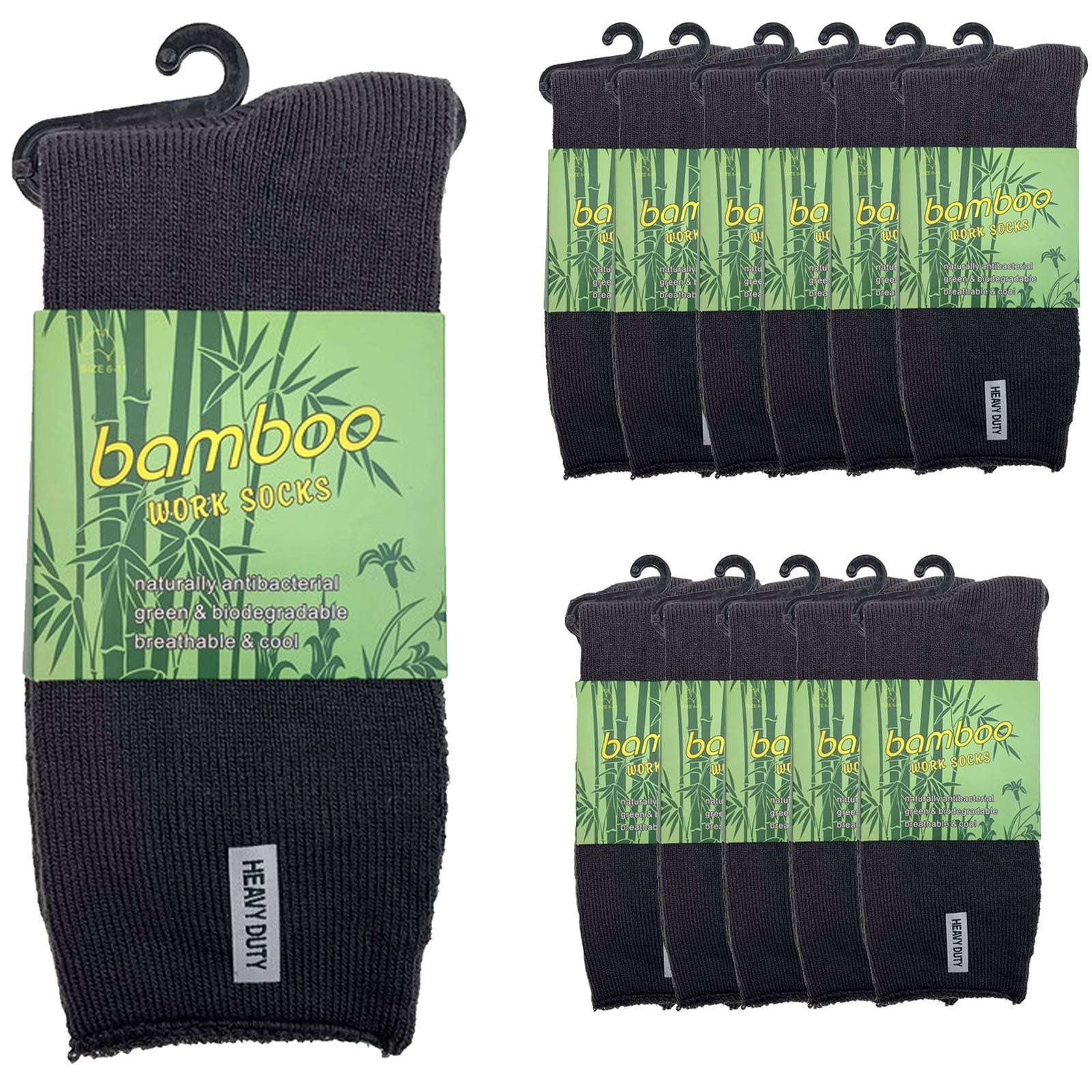 v563 12bsox chrclgry size6 11 202503030916 00.jpg Black bamboo heavy duty work socks multipack